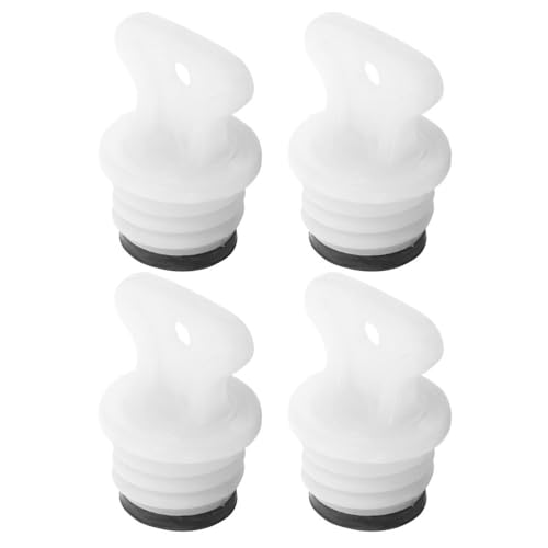 FOMIYES 4 unids Tapa De La Bolsa De Agua Caliente Piezas De La Bolsa De Agua Caliente Tapón De Botella Al Vacío Tapas Para Botellas De Agua Caliente Goma De Borrar Blanco
