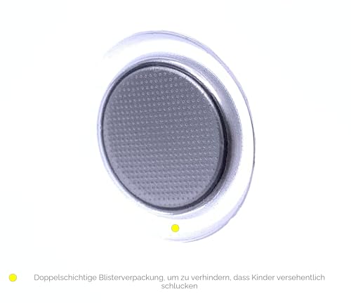 Warriors 20X CR2032 Batterien Knopfzellen, 20er Pack Vorratspackung, 3V 240mAh Extra Kapazität, Lange Haltbarkeit, Zuverlässige Knopfzellen für Schlüsselanhänger, Waagen 6