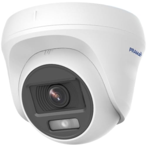 Image of PRAMA PT-HTD70F0E-WPF(M) 2MP Fixed Turret Ranginview Camera with Audio | Included PVC Stickers