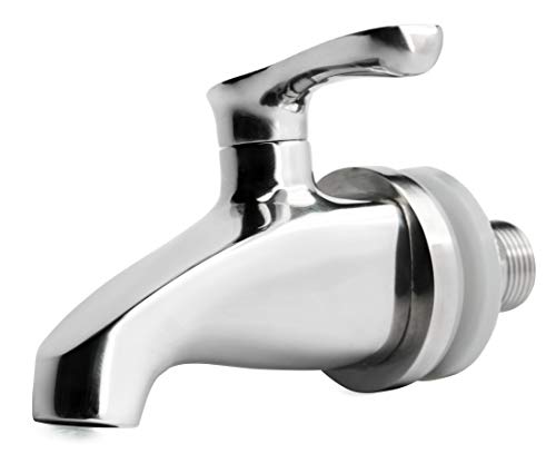 Beverage Dispenser Replacement Spigot,Stainless Steel Polished Finished, Water Dispenser Replacement Faucet, fits Berkey