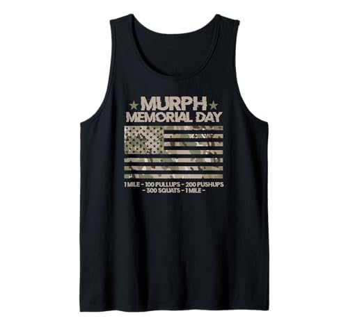 Murph Memorial Day - Camiseta para levantadores de pesas y culturistas Camiseta sin Mangas