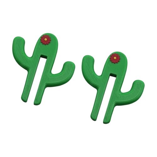 SHYYOULQE Creative Cactus Shape Bathroom Door Clip Hook for Easy Installation Without Tools Hanging Towels Robes and Accessories Door Hook