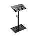 On-Stage KS6150 Compact MIDI/Synthesizer Utility Stand (for Small Keyboards,Mini Synths,Effects Processors,Samplers,Tablets,DJ Mixers & More, Ergonomic, Capacity 35LBs, Adjustable, Black)
