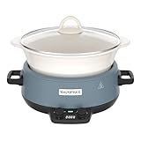 MAGNIFIQUE Small 5 Quart Round Casserole Programmable Slow Cooker...