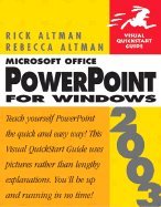 Microsoft Powerpoint 2003 for Windows (04) by Altman, Rebecca Bridges ...