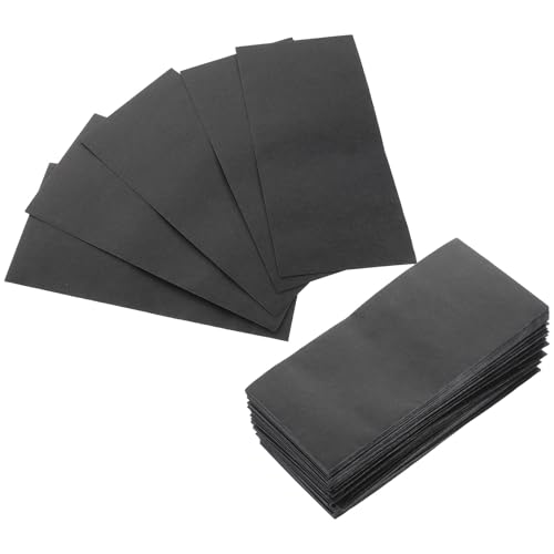 120 Enveloppes d'Épargne Noires Idéales pour Ranger vos Billets et Petits Budgets à la Maison