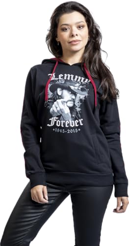 Motörhead Kapuzenpullover - Lemmy Forever - XS bis S - für Damen - Größe XS - schwarz/rot  - EMP exklusives Merchandise!