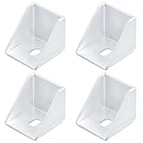 GBGS 4 Pack Aluminum Gusseted Mounting Tab,2' x 2' x 2',Weld-On Bracket for Fuel Cell Tank Mounting