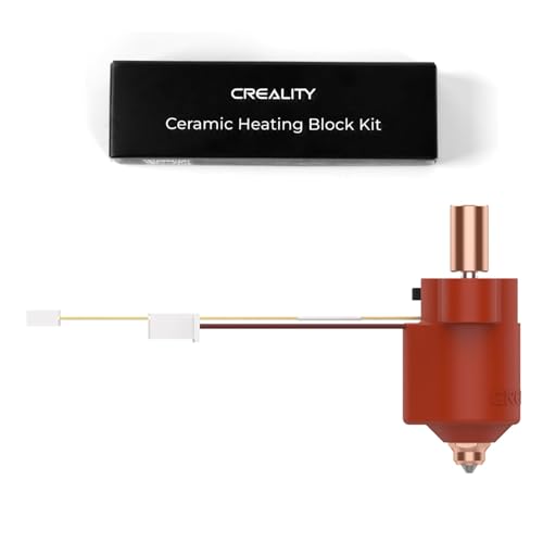 Creality Officiel Kit de bloc chauffant en céramique K1 Max, support isolant en alliage de cuivre + acier trempé, haute température de 300 ° C et impression haute vitesse de 600 mm/s, K1 max / K1 9 Creality Officiel Kit de bloc chauffant en céramique K1 Max, support isolant en alliage de cuivre + acier trempé, haute température de 300 ° C et impression haute vitesse de 600 mm/s, K1 max / K1