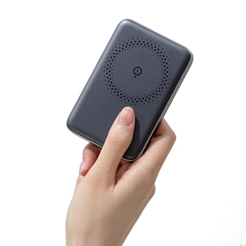 Innostyle Magnetic Power Bank for iPhone, 10000mAh Magnetic Wireless Portable Charger Slim and Compact Magsafe Battery Pack 20W Fast Charging via USB