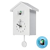 Photo Gallery mhgloves orologi da parete,cucu,orologi a cucù per soggiorno, modern decorative decorative clock, camera da letto, soggiorno, cucina, ufficio, camera dei bambini (25 * 15cm),bianca Photo Gallery mhgloves orologi da parete,cucu,orologi a cucù per soggiorno, modern decorative decorative clock, camera da letto, soggiorno, cucina, ufficio, camera dei bambini (25 * 15cm),bianca
