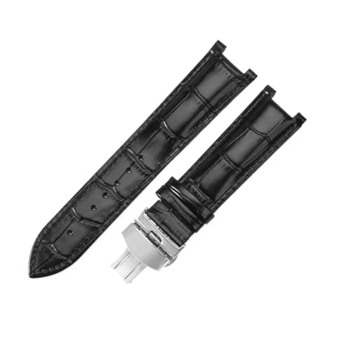 Correa de reloj para GC Gc1333 GC1335 de cuero genuino con interfaz cóncava 20 22 mm
