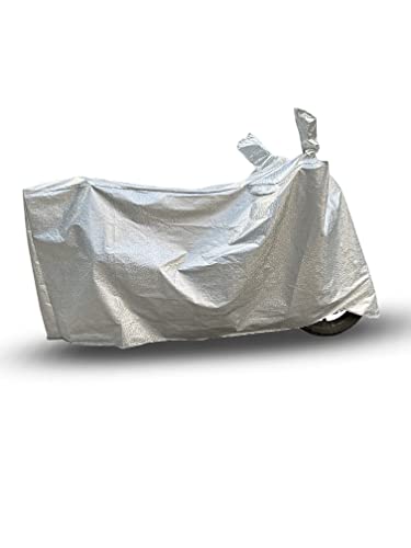 Image of Dust & Waterproof Bike Scooty Cover Compatible with Jupiter 125 (Compatible with All Jupiter Models) Shine Silver