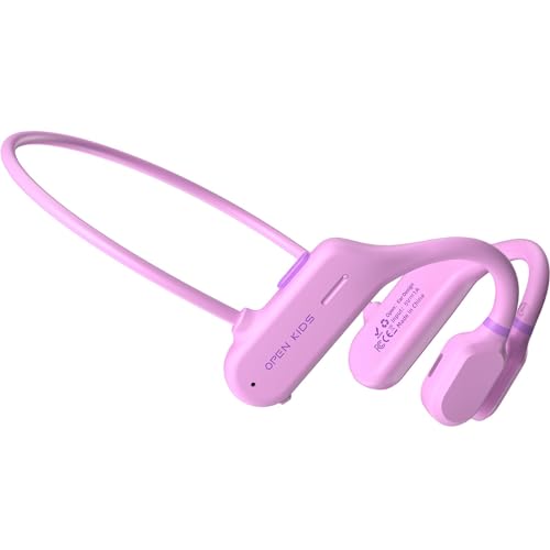 TBtebeat Kids Open Ear Headphones: Bluetooth 5.3 Air Conduction Open Ear Headphones Air Conduction...