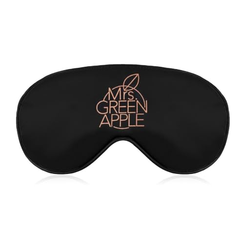 ミセス・グリーン・アップル アイマスク 通気性 遮光 目隠し 軽量 調節でき 洗濯でき 睡眠用 ポリエステル 自由調整可能 収納便利 旅行 昼寝 人気 推し アイドル スター 芸能人 ギフト プレゼント