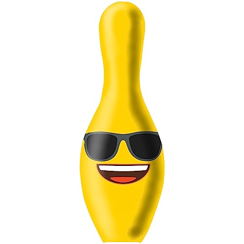Emoji Official Size and Weight Bowling Pin (Yellow Faces)