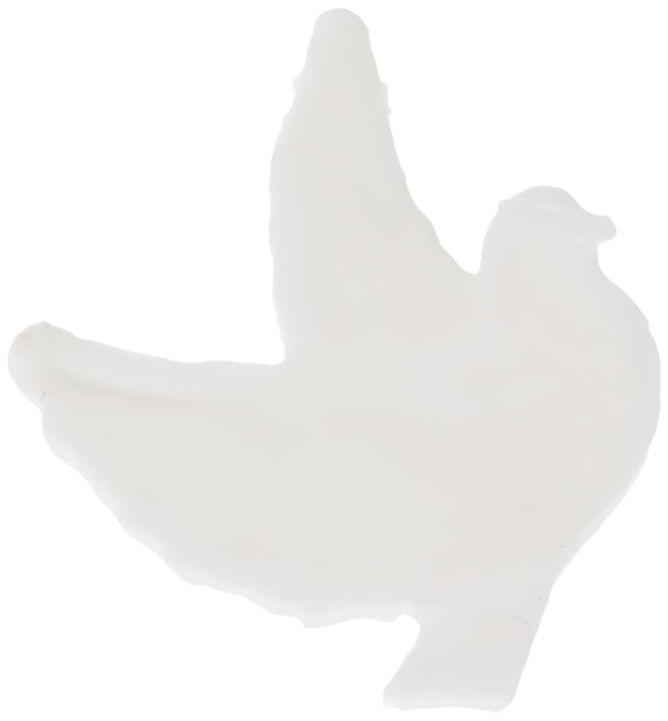 Rayher Wax Motif: Dove Mother of Pearl 2.2 x 2.7 cm 1 Pair
