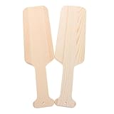 GARIOUANS 2 Stück Paddel Für Studentenclubs DIY Paddelbretter Für Benutzerdefinierte Paddel Für Studentenverbindungen Griechisches Clubpaddel Griechisches Holzpaddel Unlackiertes