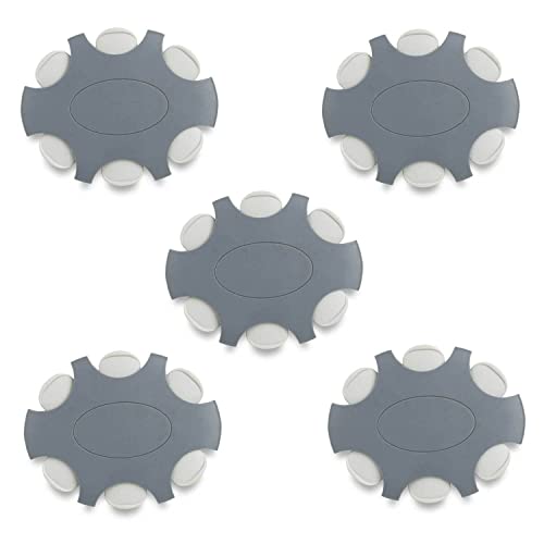 JB White 30 filtros de cerumen ProWax para audífonos, adecuados para altavoces Oticon y Bernafon, 5 discos dispensadores con 6 herramientas y 6 filtros, color gris