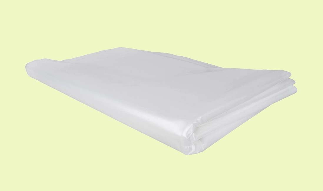 Nimida® LDPEJumbo PolyBags 30 x 50 Inches Virgin Plastic 250 Gauge Thick Grade Polyethylene Bag, Food Grade For Packing Bulk Foodstuff,storage | Transparent | Pack of 10 | Twist Tie