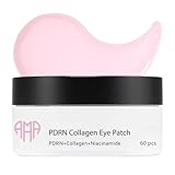 Pink PDRN Collagen Augenpads - Under Eye Patches mit Niacinamid - Augenpads gegen Augenringe Tränensäcke Falten Schwellungen - Kollagen Augen Pads, Anti Aging Feuchtigkeitsspendende