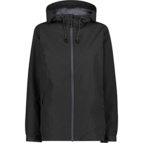 CMP - Damenjacke mit fester Kapuze, Schwarz, XL