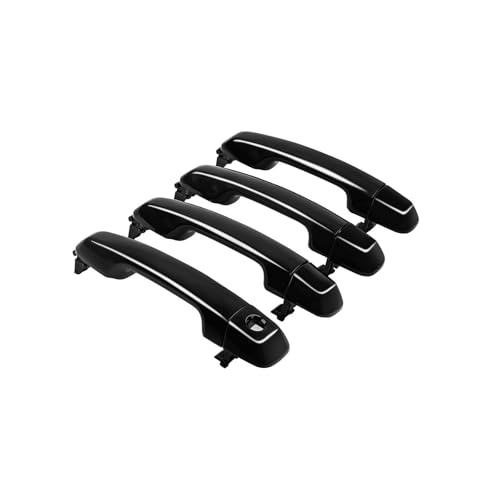Poignée porte extérieure noire avant arrière gauche droite pour Lexus GX460 2010-2020