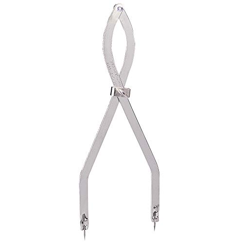 Malco Radius Divider Tool | Fast Adjusting Scribers | Normal Sheet Metal Fabrication Layout Divider | Resharpenable and Replaced Ponts (24 (Circles up to 42in))