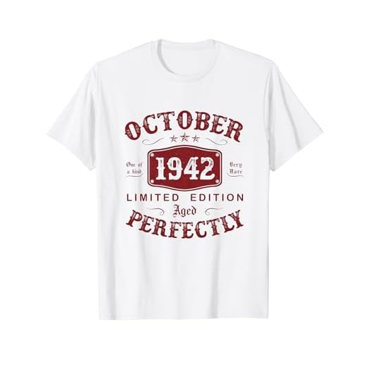 Octubre 1942 82 Años Cumpleaños Hombre Nacido En 1942 Camiseta
