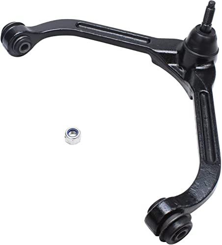 Image of Detroit Axle - 4pc Front End Control Arms Kit for Jeep Liberty 02-07, 2 Upper Control Arms & Ball Joint 2 Sway Bar End Links 2002 3003 2004 2005 2006 2007 Replacement
