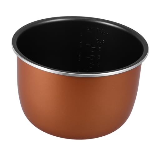 STOBAZA Olla Interior Antiadherente para Olla Arrocera Eléctrica de Recipiente de Aluminio para Cocina Casa Repuesto Multifuncional para Cocinar Sopa y Pastel