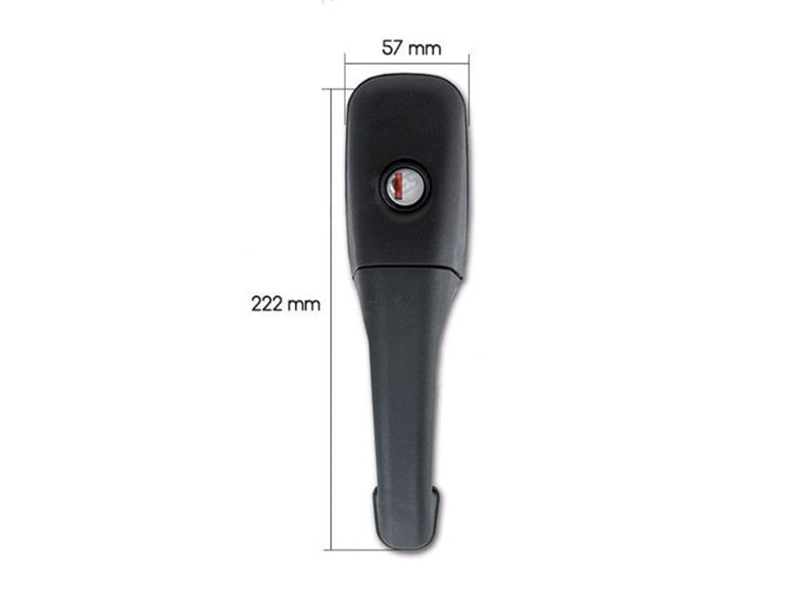 CR-MOESANCO® Cerradura Zadi Basic para Puerta de Caravana y Autocaravana con Bombín y Llaves