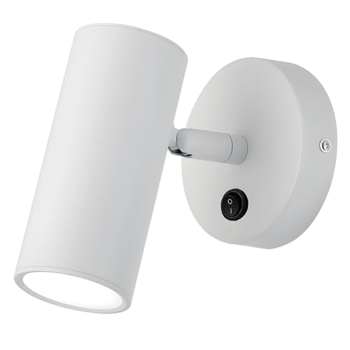 KCO Lighting �k�����_�� �E�H�[�����C�g �u���P�b�g�����v �X�|�b�g���C�g E27���� 3�i�K�������F 360°�p�x���߉\ �ȃX�y�[�X �^�b�`�X�C�b�`���� ���[�f�B���O �A�N�Z���g�Ɩ� ���r���O �Q�� �L�� �K�i ���t���ȒP �z���C�g