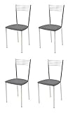 El conjunto de sillas modelo Elena by Tommychairs se adapta perfectamente a su cocina o comedor, gracias a su diseño moderno y elegante que garantizará un estilo único para sus instalaciones. También perfecto para bares y restaurantes