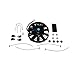 A-Team Performance Universal 8-Inch High Performance Radiator Cooling Fan - Type 120021 12V 1700 CFM Black - Reversible Flat Blades & Battery-Operated Cooling Fan