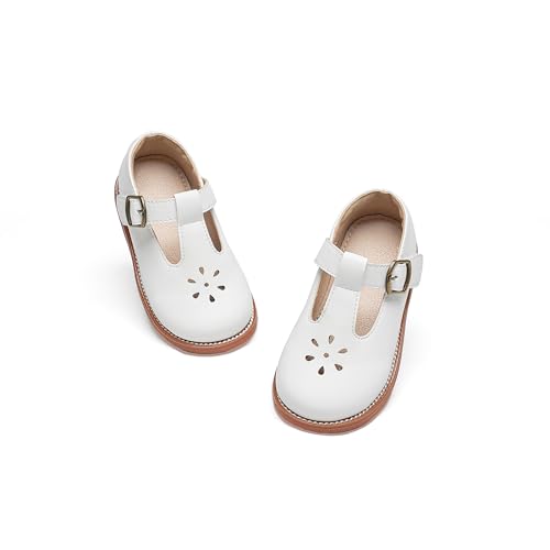 Image of Flaryzone Toddler Little Girl Mary Jane School Uniform Oxfords Flat Dress Shoes