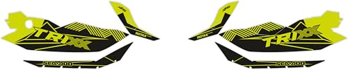 Fit for SeaDoo Spark TRIXX 2UP 3UP Vinyl Sticker Decal Graphics Set – Jetski (2016-2023), Bubble-Free Technology, Protective Laminate, UV Resistant Decals (Yellow 1)