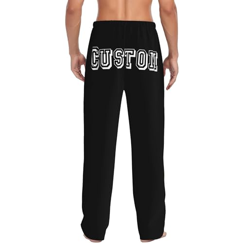 Men's Personalized Pajama Pants,Custom Pajama Pants For Men woman,Funny face Gifts for Adult Men household pants3