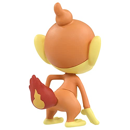 Takara Tomy Pokemon Moncolle Monster Collection MS-54 Chimchar Ouisticram Panflam 4cm, Multicolor, 3-4 cm - Image 4
