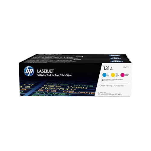 Toners HP 131A authentiques multicolores pour remplacer vos cartouches d'encre laser épuisées