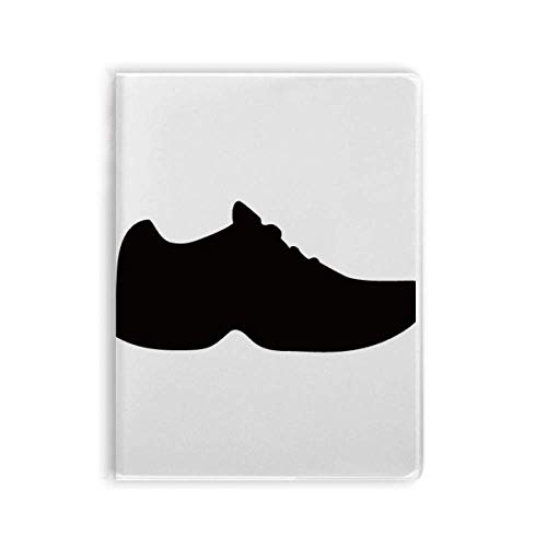 Carnet de notes motif chaussures de sport noir à couverture souple pour le quotidien