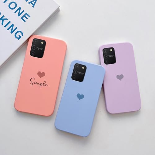 Image of COLORflow Back Cover Compatible with Samsung Galaxy A91 / M80s / S10 Lite | Pastel Hearts Color Customized Back Cover Compatible with Samsung Galaxy A91 / M80s / S10 Lite