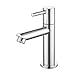Produktbild AiHom Wasserhahn für Badezimmer, Kaltwasser, nur Wasserhahn, verchromte Oberfläche, aus Kupfer, langlebig, Waschmaschine, Keramik-Kartusche, zerlegbar, praktisch zum Reinigen oder Ersetzen