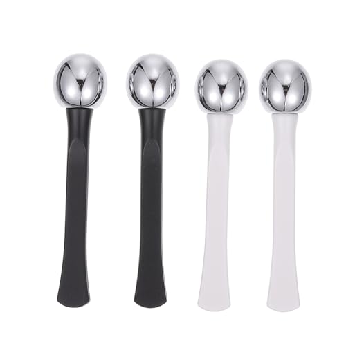 Gatuida 4 Stück Augenmassage Stäbe für Augencreme und Lotion Effiziente Beauty Helfer zur Reduzierung von Augenringen und Falten für Zuhause und Kosmetikstudios