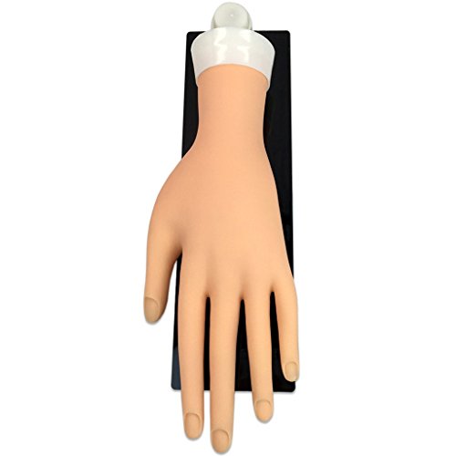 Pana Brand Bendable Flexible Mannequin Display Hand Tool for Nail Art Training Practice