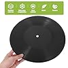 NESTINGHO Black Plastic Vinyl Record Wall Decor 12-Inch Retro Style Fake Record for Party and Room Decoration Single Piece Reusable Ornament #3