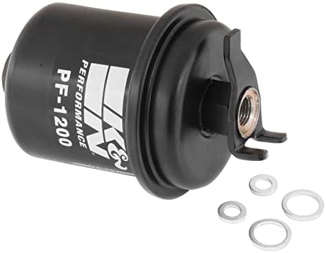 K&N Gasoline Fuel Filter: High Performance Fuel Filter, Premium Engine Protection, Compatible with 1988-2004 Honda/Acura Fuel Injected Gasoline Engines, PF-1200