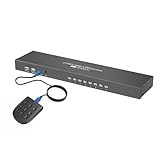 Multi-PC 4K KVM USB Sharing Metall Design Nahtlose Gerätesteuerung Hotkeys Schreibmaschine KVM Change