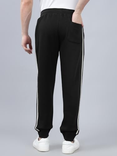 Image of Cantabil Men Solid Winter Wear Casual Track Pant l Casual Track Pant for Men l Casual Winter Wear Regular Fit Track Pant for Men (P MTRP00076)