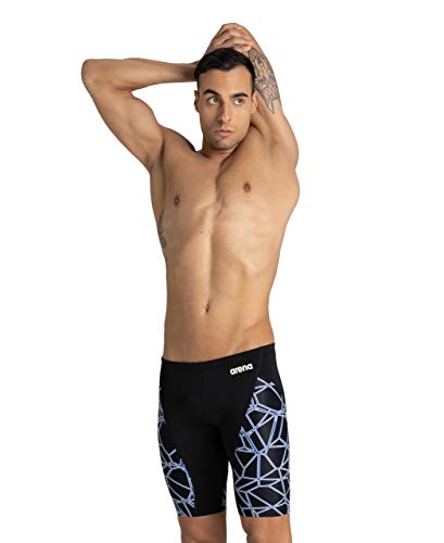 Arena Carbonics Pro MaxLife Jammer Swimsuit, Black - Royal, 32